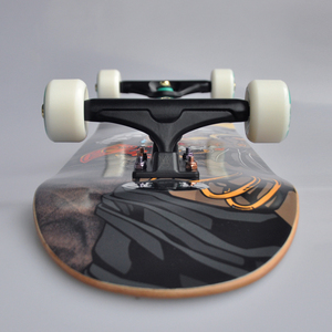 Kit de <span class=keywords><strong>Skateboard</strong></span> professionnel 100% en bambou d'érable, plateau de planche à roulettes <span class=keywords><strong>avec</strong></span> impression UV personnalisée - Product Image 4