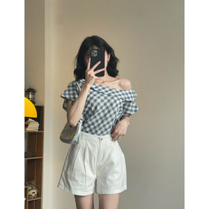 Shorts de sport pour femmes de la meilleure qualité, taille haute, respirants, 100% coton, service OEM, usine de fabrication au Vietnam, échantillon gratuit - Product Image 5