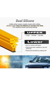 Precio de Fábrica 2026: Las Más Vendidas Escobillas Limpiaparabrisas Universales Tipo Banana Híbridas para Automóviles en el Sudeste Asiático - Product Image 2
