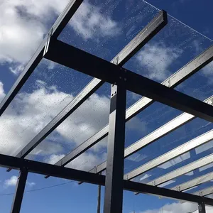 Policial de folha de policarbonato transparente para telhado e janela