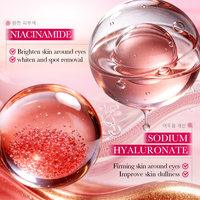 Crème Contour des Yeux PDRN Éclaircissante et Raffermissante en Gros, Hydratante Anti-Âge Anti-Rides, Absorption Rapide, Légère, pour Yeux Fatigués et Poches