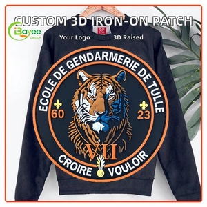 Écussons 3D en PVC/silicone/caoutchouc personnalisés avec logo, à appliquer à chaud, pour vêtements et casquettes - Product Image 3