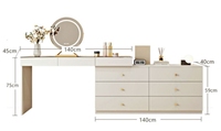 Commode multifonctionnelle moderne éclairée pour salon, coiffeuse durable, organisateur de maquillage rotatif en bois MDF, lit-canapé en option