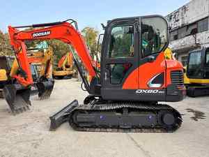 Mini-excavatrice d'occasion Doosan Dx60 de 5,5 tonnes avec moteur, matériel de terrassement, équipement de construction - Product Image 3