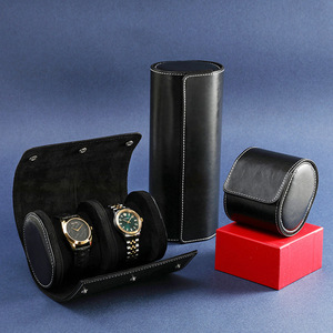 <span class=keywords><strong>2025</strong></span> langqin xách tay PU da hộp đồng hồ mới xuyên biên giới 1-slot 2-slot 3-slot Đồng hồ lưu trữ bao bì hình vuông bán buôn - Product Image 3