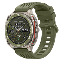 Montre connectée TFT en alliage de zinc plaqué sous vide, 400 mAh, 5-10 jours d'autonomie, bracelet en silicone, assistant vocal, charge magnétique, encodeur