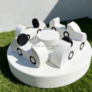 Popular Carrusel de Juegos Suaves Personalizado en Color Blanco, Alquiler para Fiestas y Eventos, Parque Infantil de Juegos Suaves - Product Image 5