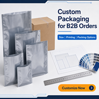 Custom Anti Static Open Top Packaging Bags for Electronic Components PCB IC Cables Hardware Parts Wholesale S13C