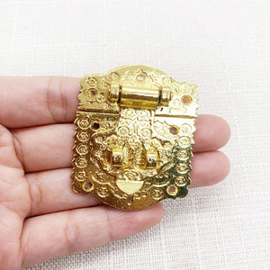 Cerradura antigua joyero de madera especial, accesorios de madera, hebilla de panel, cierre de hebilla de cámara oscura - Product Image 1