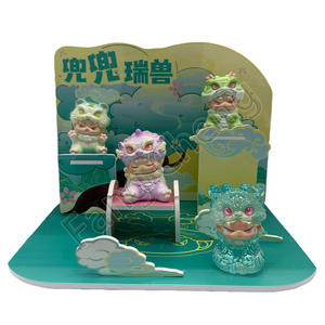 Doudou Auspicious Beast Series: Figuras Coleccionables de Ancestros Lindos en Caja Sorpresa Gashapon para Regalo - Product Image 6