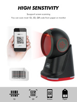 Lecteur de codes QR mains libres XB-8608 Syble pour supermarché, vérificateur de prix, scanner de codes-barres 2D omnidirectionnel de bureau