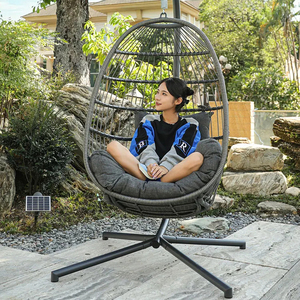 Derui Anti-corrosione metallo <span class=keywords><strong>altalena</strong></span> sedia a casa balcone parco sedia a dondolo protezione sole camera da letto ragazza appeso cesto <span class=keywords><strong>altalena</strong></span> per - Product Image 4