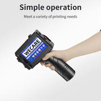 Impresora de Mano Portátil Mini WECARE WS-H71S de 25.4 mm OEM para Código de Lote TIJ en Cartón y Etiqueta para Cuero, Impresora Manual de Mano