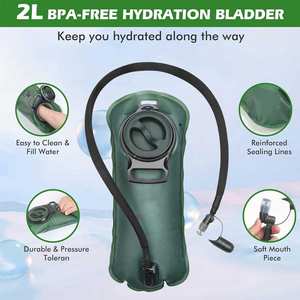 Mochila de Running Impermeable con Cremallera de Gran Capacidad Personalizada para Senderismo, Ciclismo, Viajes al Aire Libre, con Bolsa de Hidratación - Product Image 4