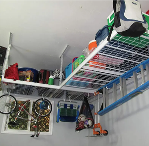 Heavy Duty Adjustable Overhead Garage shelving Storage Rack Ceiling Mount Garage Organization Rack overhead garage storage rack