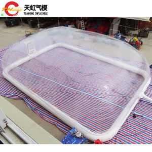 Livraison gratuite, couverture de <span class=keywords><strong>piscine</strong></span> gonflable transparente 8x5m, tente de <span class=keywords><strong>piscine</strong></span> transparente, <span class=keywords><strong>abri</strong></span> de <span class=keywords><strong>piscine</strong></span> en dôme à vendre - Product Image 4