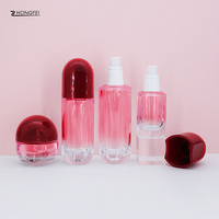 Sampel Gratis Tersedia: Stoples Krim Kaca 30/50g & Botol 40/100/120ml dengan Cetak Kustom dan Permukaan Transparan
