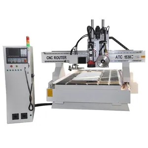 Wooden Door Making Machine 1325/1530 Saw Blade Grinding Machine ATC CNC Router For Cabinet Furniture