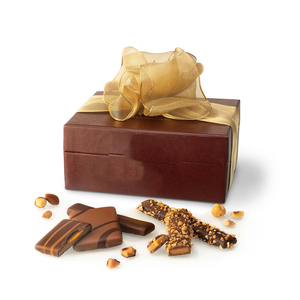 Ribbon <strong>Rectangle</strong> Luxury High End Valentines <strong>Chocolate</strong> Truffle Boxes <strong>Packaging</strong> Custom Empty <strong>Chocolate</strong> Box - Product Image 3