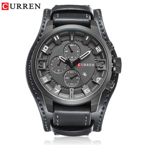 Nuevo Reloj de Lujo para Hombre, Deportivo, Multifunción, de Diseño Único, Analógico, Casual, de Cuarzo, con Correa de Cuero, de 47 mm, en Aleación - Product Image 4