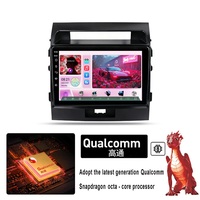 Lecteur DVD de voiture Android Jiawell, GPS, FM, musique, audio, vidéo, Carplay, Wifi, BT, écran IPS, autoradio pour Toyota Land Cruiser 2007-2015