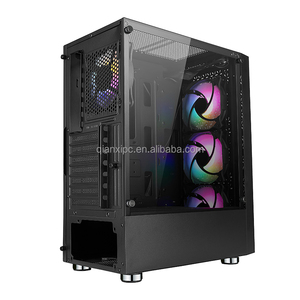 Boîtier pour ordinateur ATX, 1 pièce, modèle moderne, avec panneau avant en métal, meilleur prix, refroidissement gabinte, R03 - Product Image 3