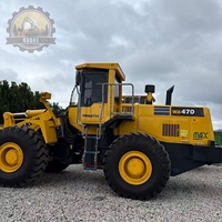 Cargadora KOMATSU WA470 Usada Original de Alta Calidad, Maquinaria de Construcción de Segunda Mano de la Serie KOMATSU Lista para Envío Rápido a Exportación
