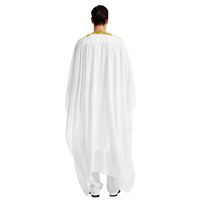 Robe Abaya Cape Vintage sur Mesure en Polyester Respirant, Longueur Ras du Sol, pour Femme
