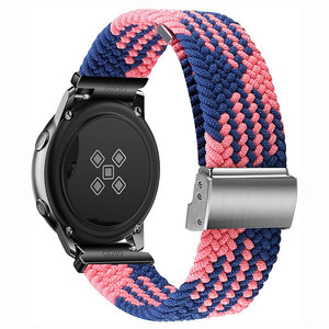 <span class=keywords><strong>Bracelet</strong></span> en Nylon tressé Tschick 20/22mm pour <span class=keywords><strong>Huawei</strong></span> <span class=keywords><strong>Watch</strong></span> <span class=keywords><strong>3</strong></span> <span class=keywords><strong>Pro</strong></span>/<span class=keywords><strong>GT</strong></span> 2 46mm, <span class=keywords><strong>Bracelet</strong></span> élastique réglable pour Samsung <span class=keywords><strong>Watch</strong></span> <span class=keywords><strong>3</strong></span> 45mm - Product Image 3