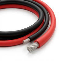 Fil en caoutchouc silicone haute température 200°C, 4, 6, 8 AWG, câble d'alimentation en cuivre étamé extra souple et résistant à la chaleur pour équipement industriel