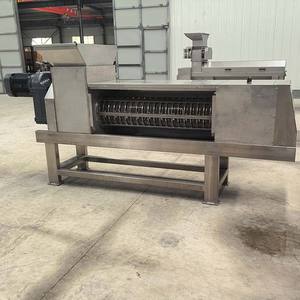 Presse à vis d'alimentation d'usine pour la machine d'extraction de lait d'herbe de blé de coco - Product Image 2