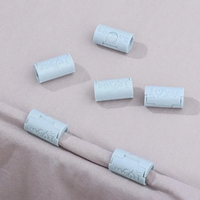 6 attaches de drap de lit invisibles sans aiguille, antidérapantes, pour housse de couette et drap-housse, pinces de fixation pour matelas