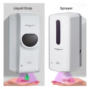 Neu 2022 1000ml Auto Sensor Badezimmer Berührungs lose Wand halterung Alkohols pray Flüssige Hände desinfektion pumpe Schaum Automatischer Seifensp ender