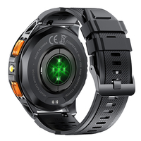 Reloj Inteligente Deportivo K67 GPS 2024, Pantalla AMOLED de 1.43 Pulgadas, Linterna LED, Brújula, Monitoreo de Salud, Reloj Inteligente para Exteriores para Hombre