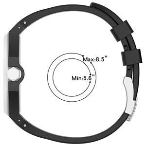 Correa de Reloj Transpirable Premium para la Serie Royal Pop, Correa de Repuesto Deportiva de Goma con Color a Juego con la Carcasa de Cerámica - Product Image 3