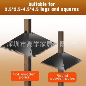 Protection contre les écureuils et dispositif anti-escalade de 18 pouces, nouveau mangeoire à oiseaux transfrontalier, lot de 4, fournitures essentielles pour oiseaux - Product Image 5