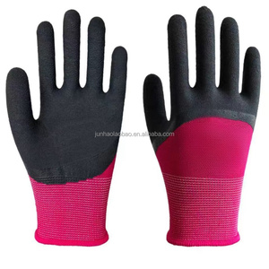 China fabriek groothandel werkhandschoenen met zwarte schuimlatex coating semi-comfortabele beschermende veiligheidshandschoenen - Product Image 5