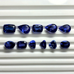 Piedras Preciosas Sueltas de Tanzanita Azul Natural en Formas Mixtas para la Elaboración de Joyas - Product Image 1
