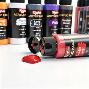 Juego de 24 Colores de <span class=keywords><strong>Pintura</strong></span> Acrílica de 60 ml para Creación Artística y Uso Profesional <span class=keywords><strong>con</strong></span> Pigmentos Ricos y Secado Rápido - Product Image 4