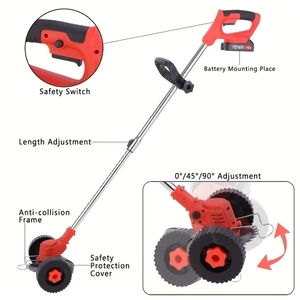 <span class=keywords><strong>Tondeuse</strong></span> à gazon électrique sans fil 12V à piles au lithium de qualité bricolage <span class=keywords><strong>tondeuse</strong></span> à gazon multifonctionnelle pour jardin domestique <span class=keywords><strong>tondeuse</strong></span> à gazon - Product Image 2