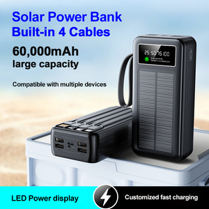 <span class=keywords><strong>Batterie</strong></span> <span class=keywords><strong>solaire</strong></span> portable 50000 mAh étanche, station d'alimentation rechargeable par énergie <span class=keywords><strong>solaire</strong></span> 40000 mAh pour téléphone portable - Product Image 2