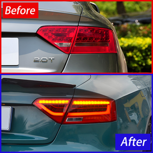 2008-2016 <span class=keywords><strong>Audi</strong></span> <span class=keywords><strong>A5</strong></span>/A5L/S5/RS5 LED feux arrière 100W Auto feux arrière nouveaux accessoires de lampe de signalisation de surbrillance 6500K voiture - Product Image 5