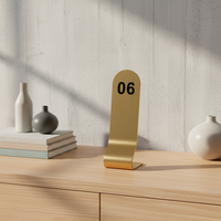 Numéros de table de mariage rectangulaires en acier inoxydable, sérigraphiés 4 couleurs, vente en gros 2026