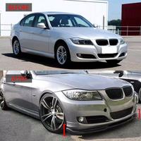 Matériau ABS de haute qualité pour Série 3 2009-2011 E90 Pré-M face Splitter avant noir brillant 3 pièces type