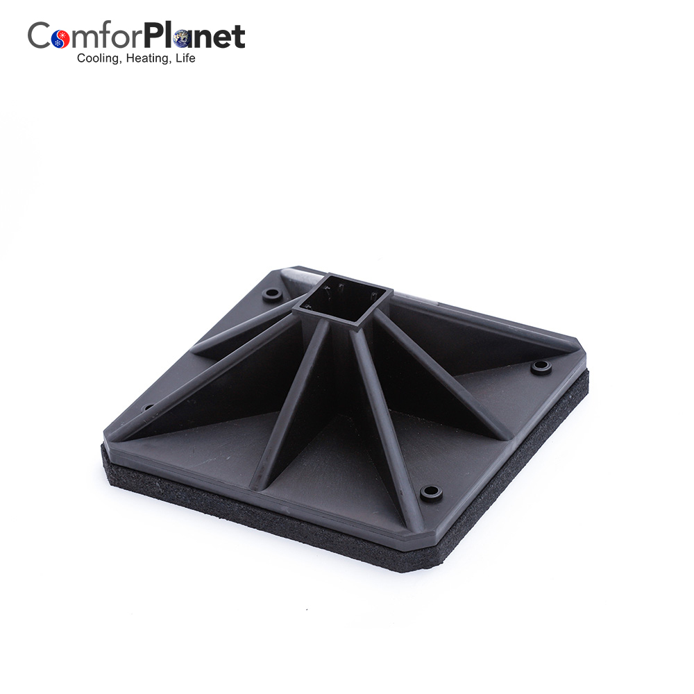 Socle Caoutchouc Lourd Et Plat – 1,25 Kg – Ventouse Sur Sol Lisse – Compatible Jalon 25 Mm