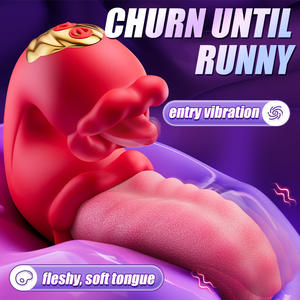 Fábrica de Juguetes Sexuales LOVE, Fabricación de Vibradores con Movimiento de Lengua, Personalización para Adultos, MOQ Bajo, Venta al por Mayor Directa de Fábrica - Product Image 3