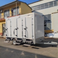 Fournisseur direct d'usine chinoise, toilettes mobiles portables pour les fêtes en plein air, design moderne, toilettes mobiles VIP