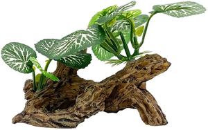 Vente en gros aquarium aménagement paysager arbre forêt artificiel en plastique aquariums décor bonsaï arbre - Product Image 6