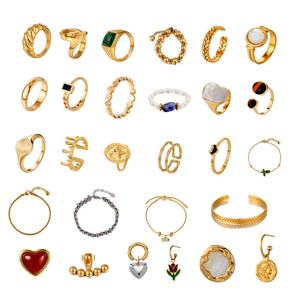 Collar de Oro Personalizado a la Moda, Antideslustre, 18k, Juego de Collares de Acero Inoxidable al por Mayor para Mujeres, Hombres y Niñas - Product Image 1