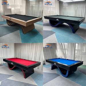 Vente directe d'usine de tables de billard haut de <span class=keywords><strong>gamme</strong></span> de luxe personnalisées de 7 pieds en bois massif pour une variété d'espaces - Product Image 5
